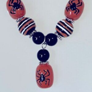 Halloween bead necklace